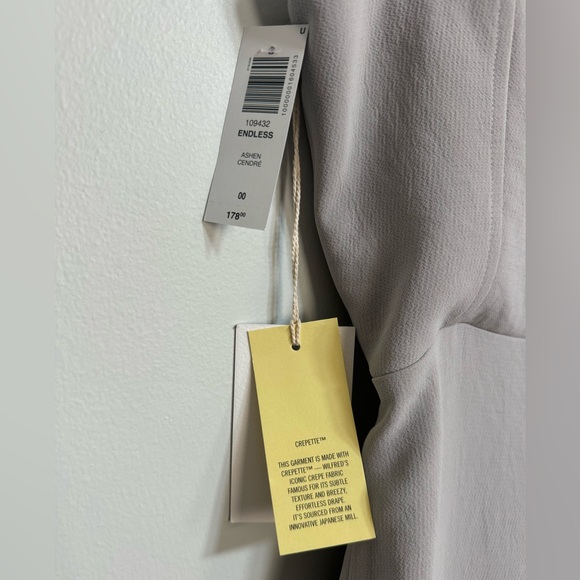 ARITZIA Wilfred Endless gray jumpsuit NEW size 00 - Picture 3 of 6